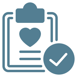 Well-being check-in service icon